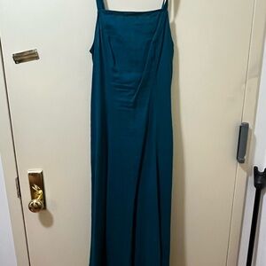 Old Navy Blue Sleeveless Wrap Midi Dress